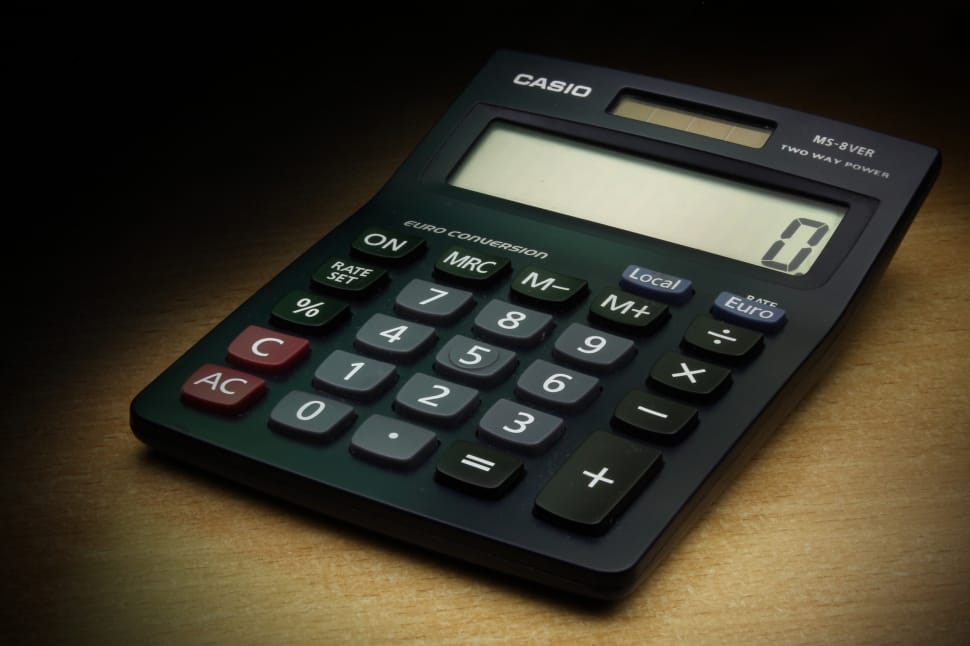 Casio Black Desk Calculator Preview - HD Wallpaper 