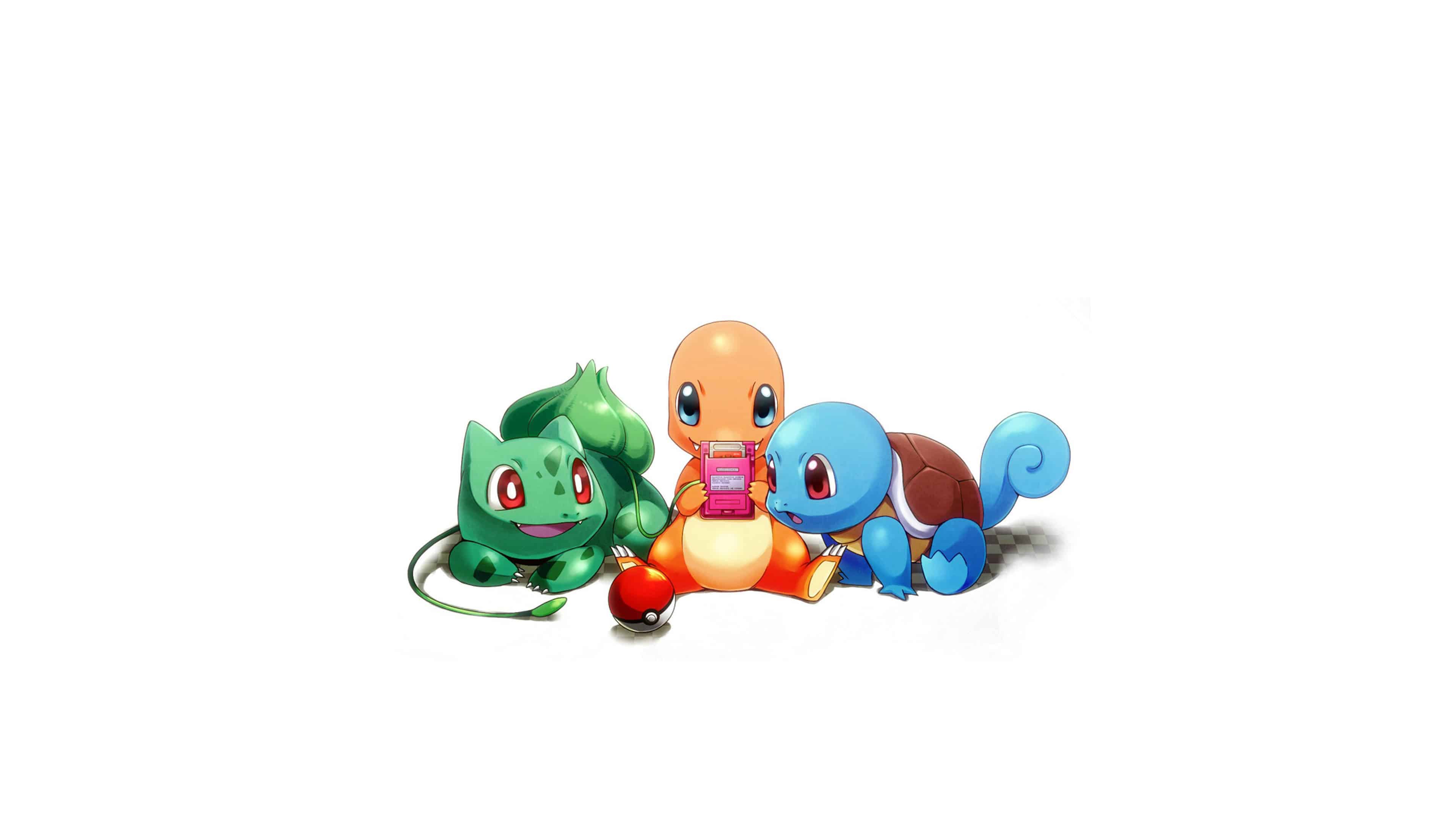 Pokemon Bulbasaur Charmander Squirtle Playing Game - Pokemon Starters ...