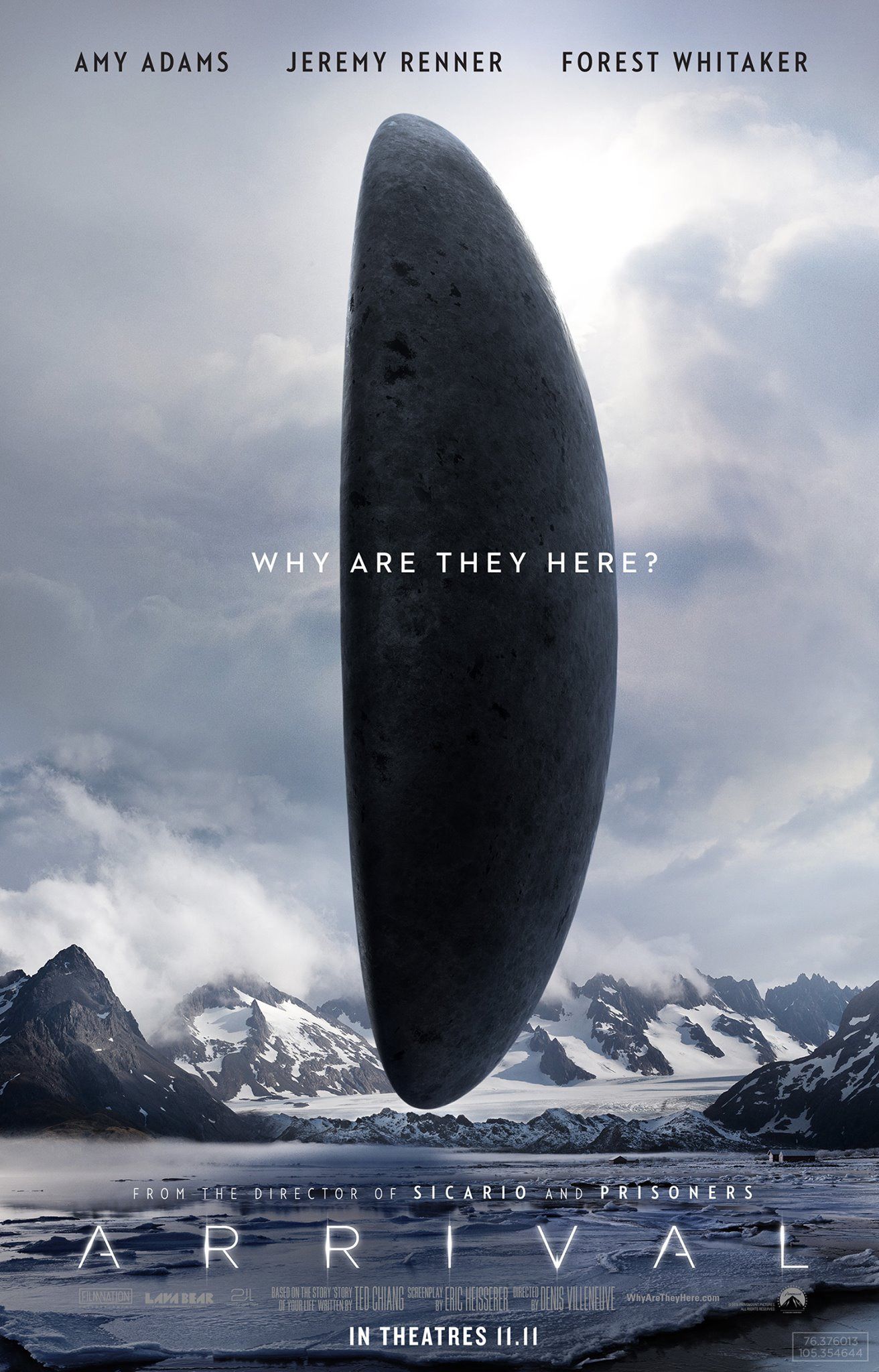 Arrival Movie Poster 2016 - 1312x2048 Wallpaper - teahub.io