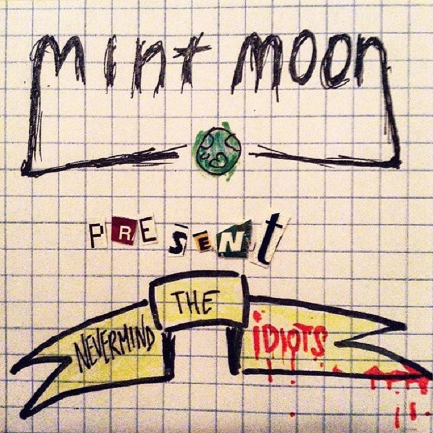 Mint Moon Nevermind The Idiots - Drawing - HD Wallpaper 