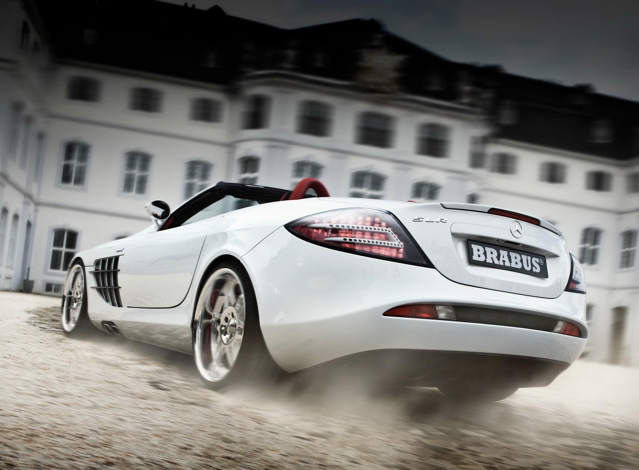 Brabus Mercedes-benz Slr Mclaren Roadster - HD Wallpaper 