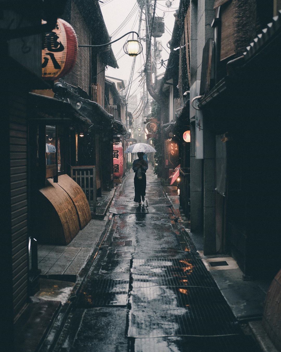 Kyoto Rain - HD Wallpaper 