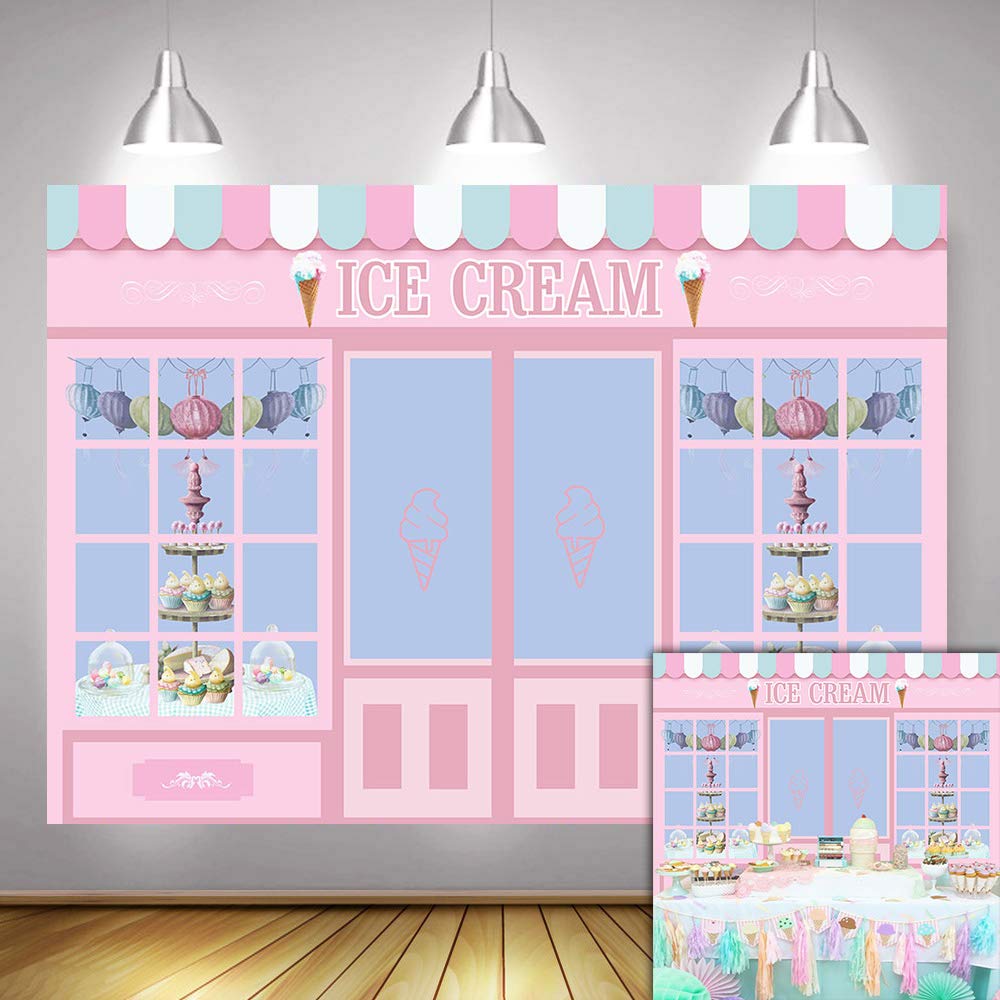 Cute Ice Cream Parlor - HD Wallpaper 