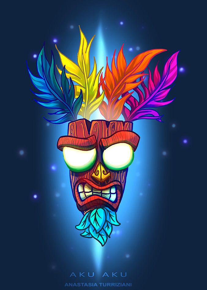 Aku Aku Art - 677x947 Wallpaper - teahub.io