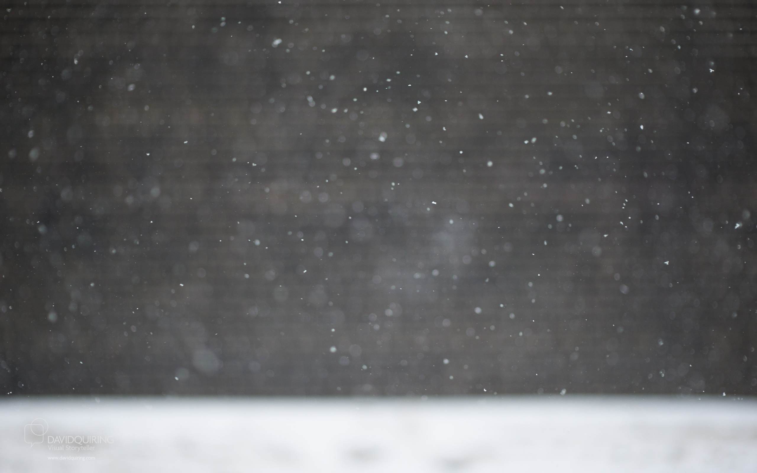Snowfall - HD Wallpaper 