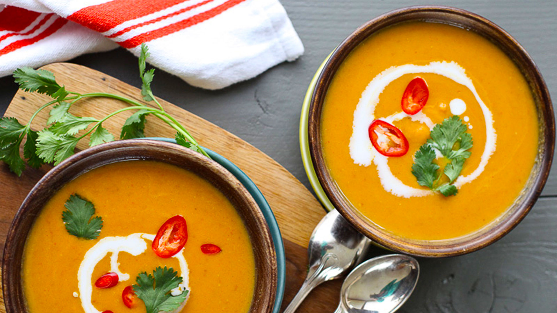 Thai Pumpkin Soup - Thai Soup Hd - 1920x1080 Wallpaper - teahub.io