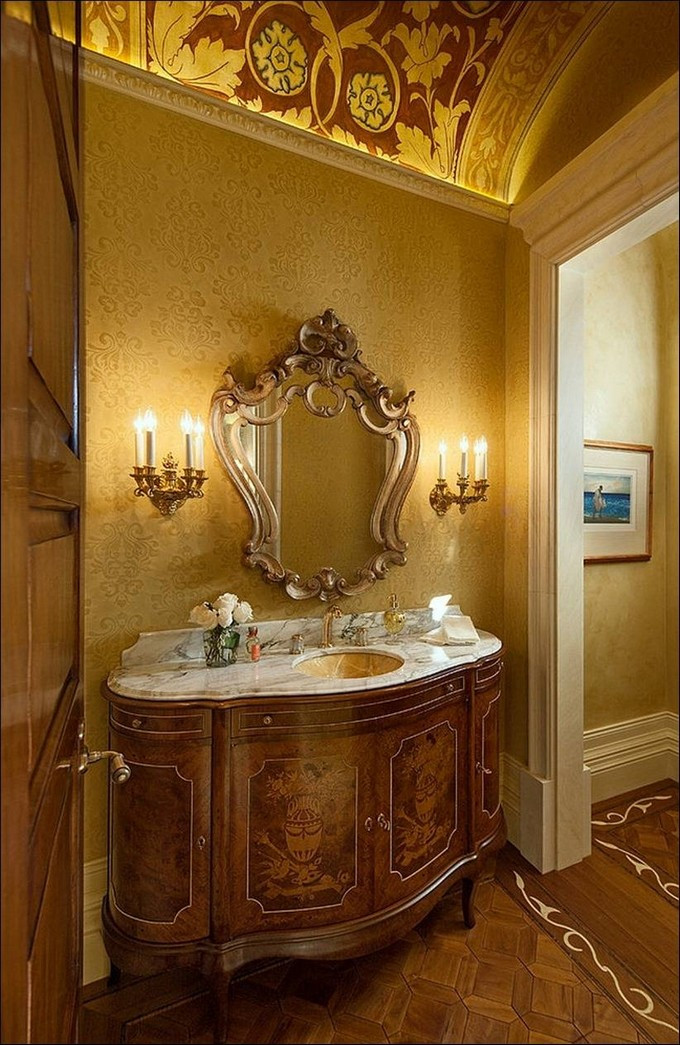 Gold Wallpaper Room Ideas - 680x1045 Wallpaper - teahub.io