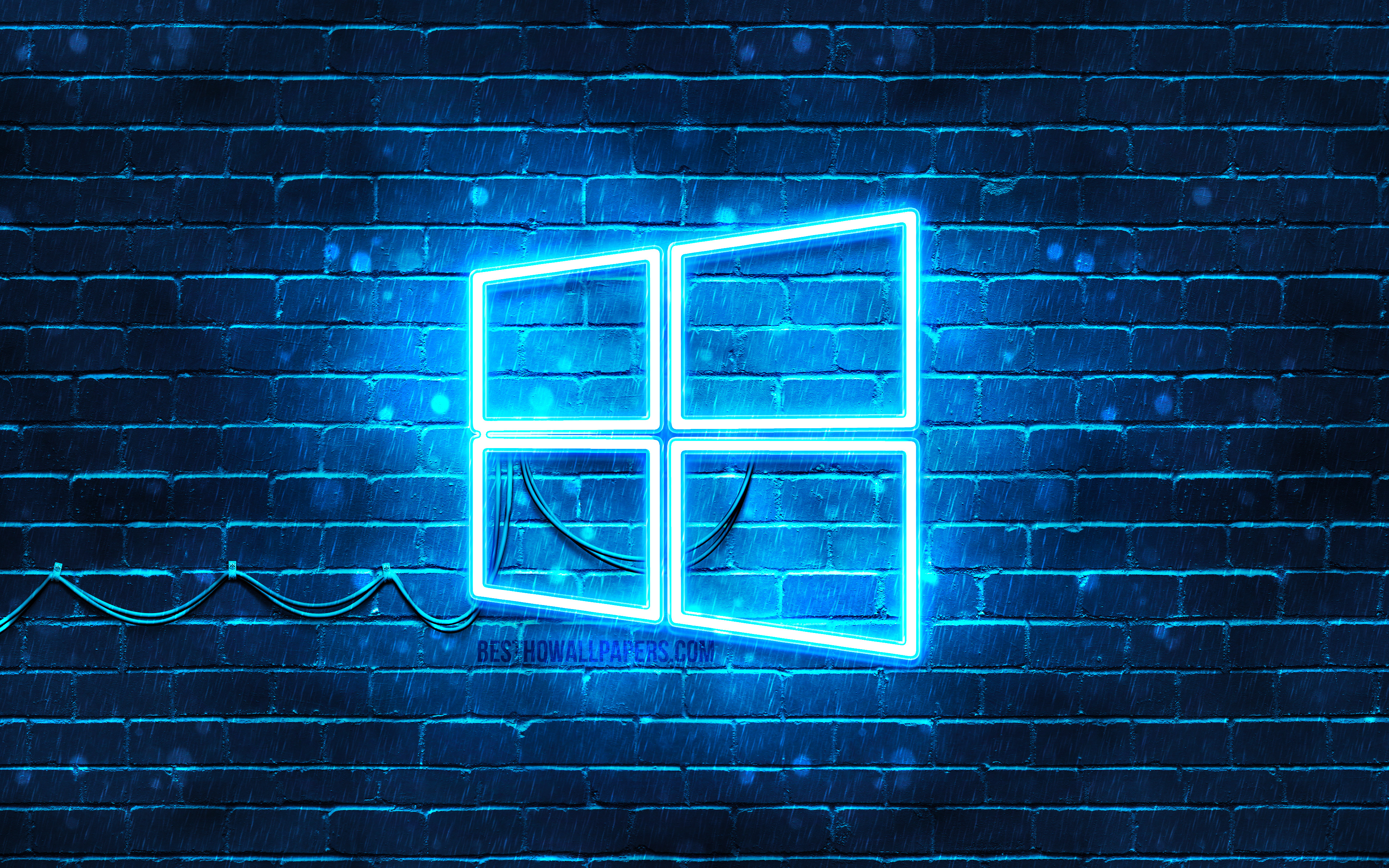 Windows 10 Glowing Blue 4k Ultra Hd Fond Decran And Arriere Plan Images