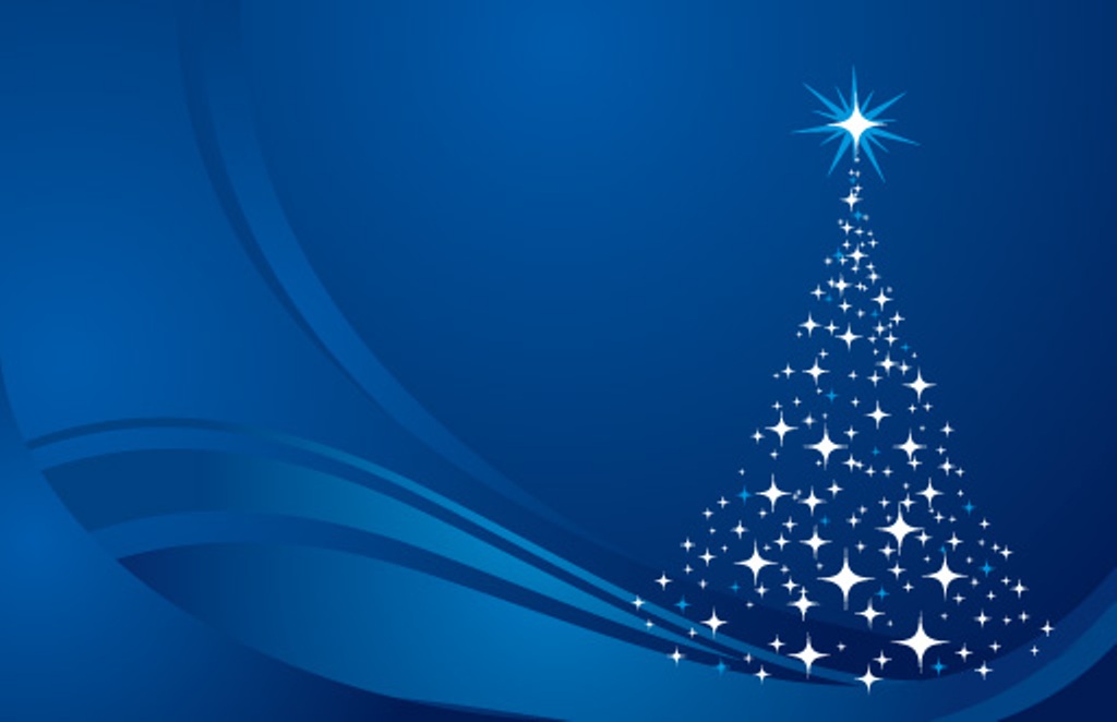 Blue Christmas Background Png - HD Wallpaper 