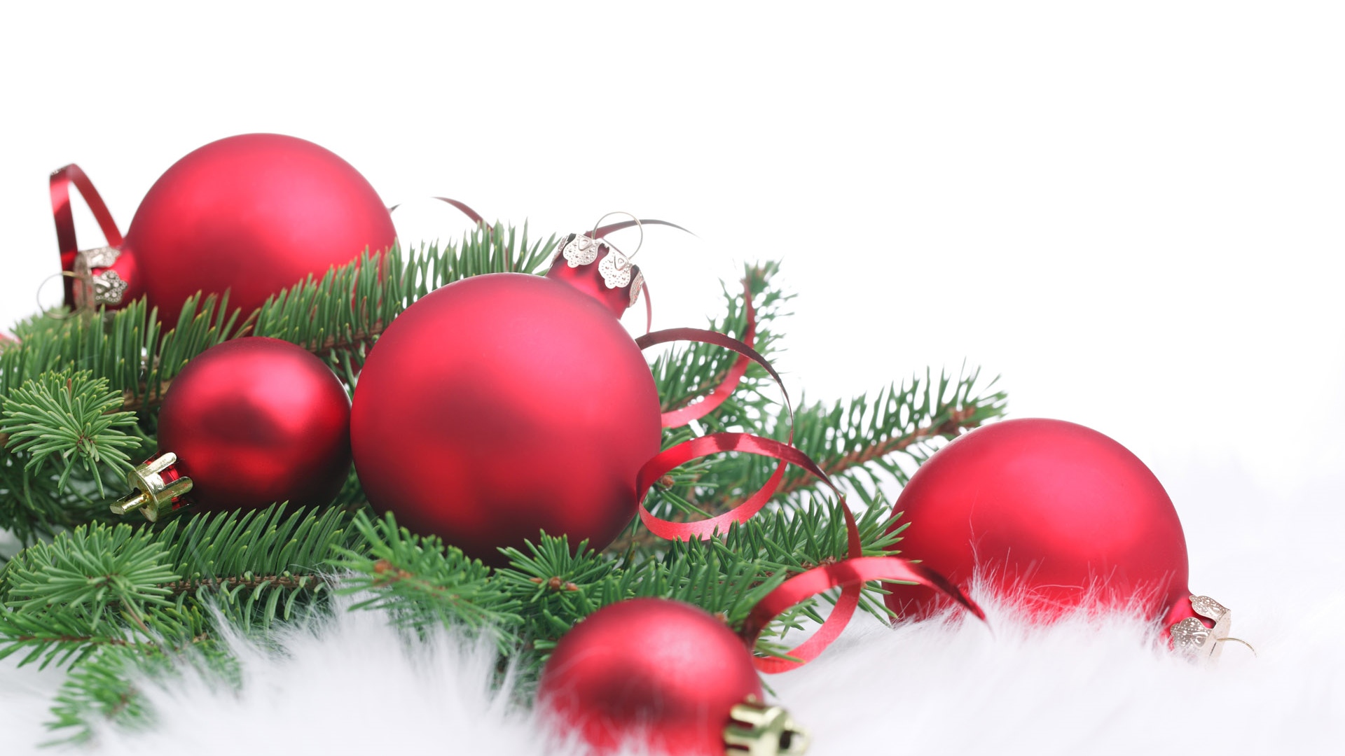 Red Christmas Decorations Png - HD Wallpaper 