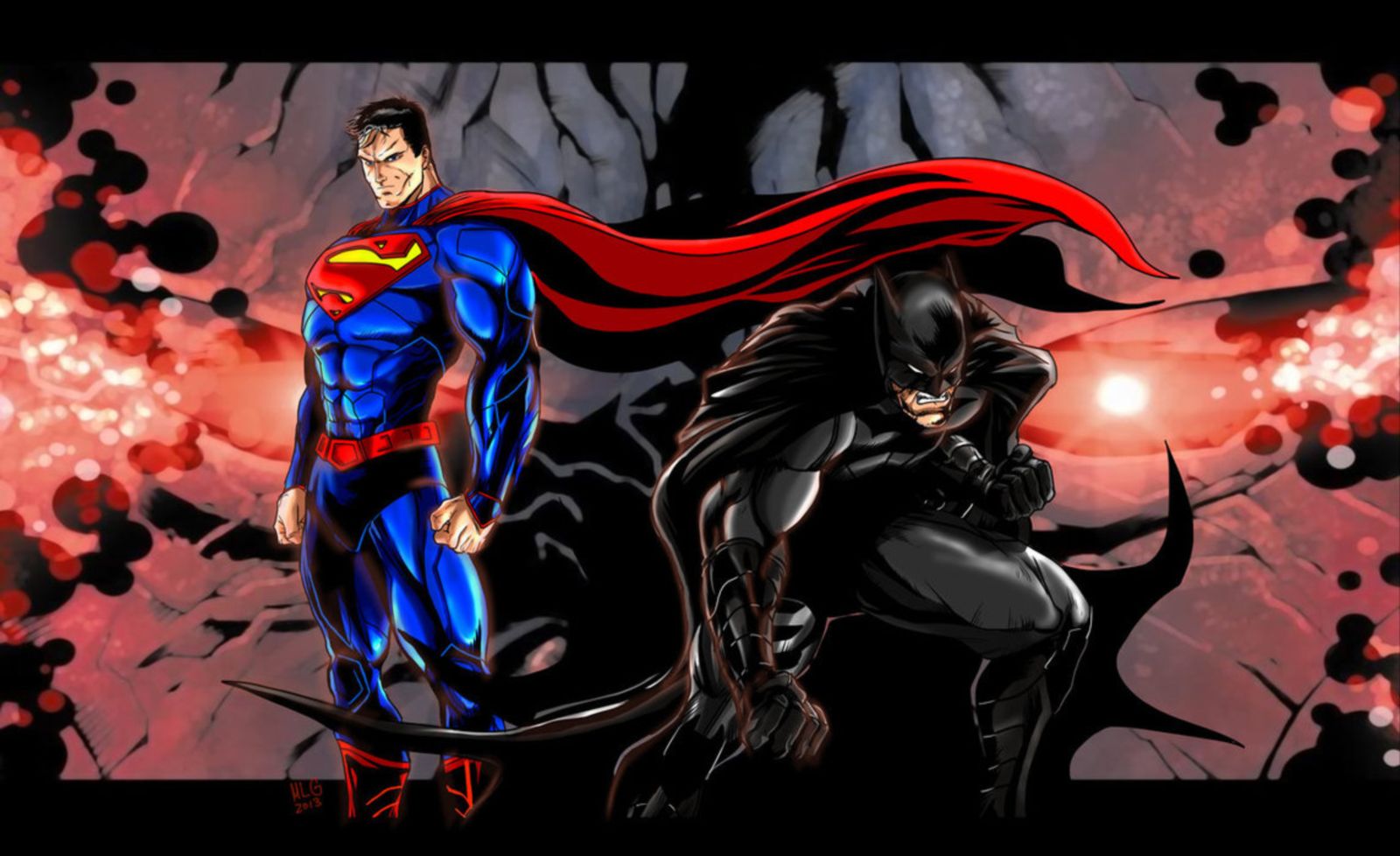 Batman Superman - HD Wallpaper 