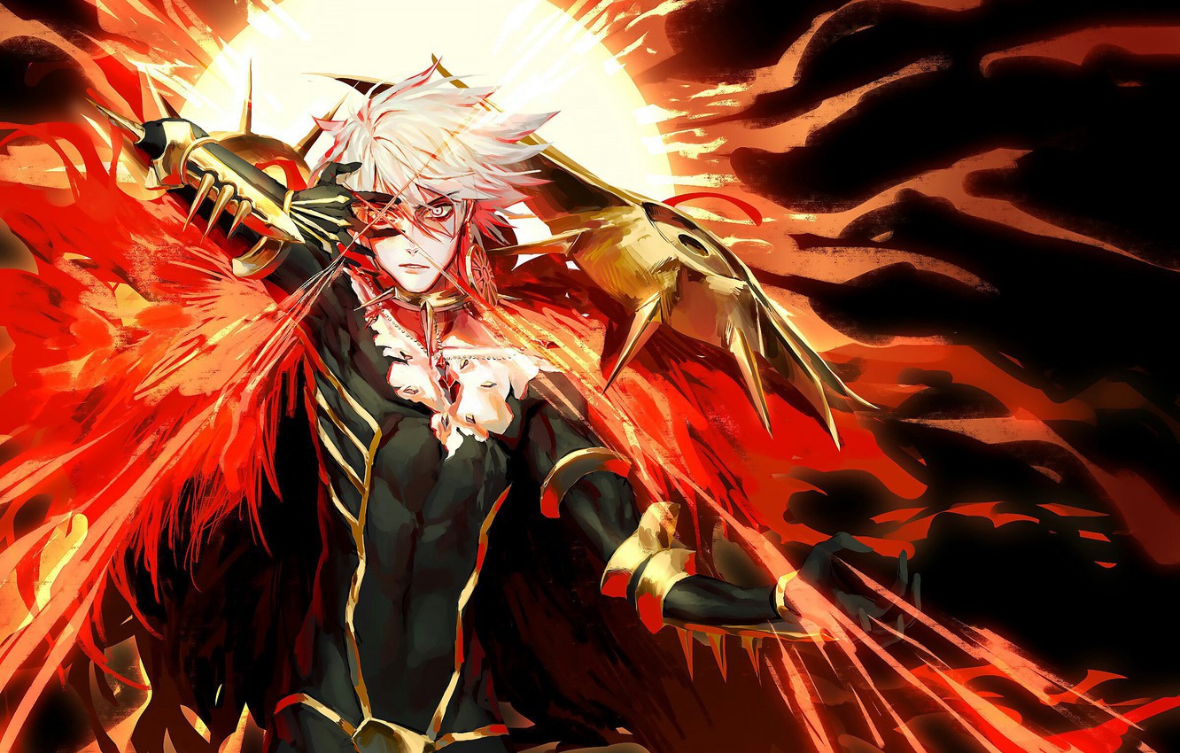 Photo Wallpaper Lancer Anime Lancer Fate Fate Karna Fate Apocrypha Wallpaper Hd 1332x850 Wallpaper Teahub Io