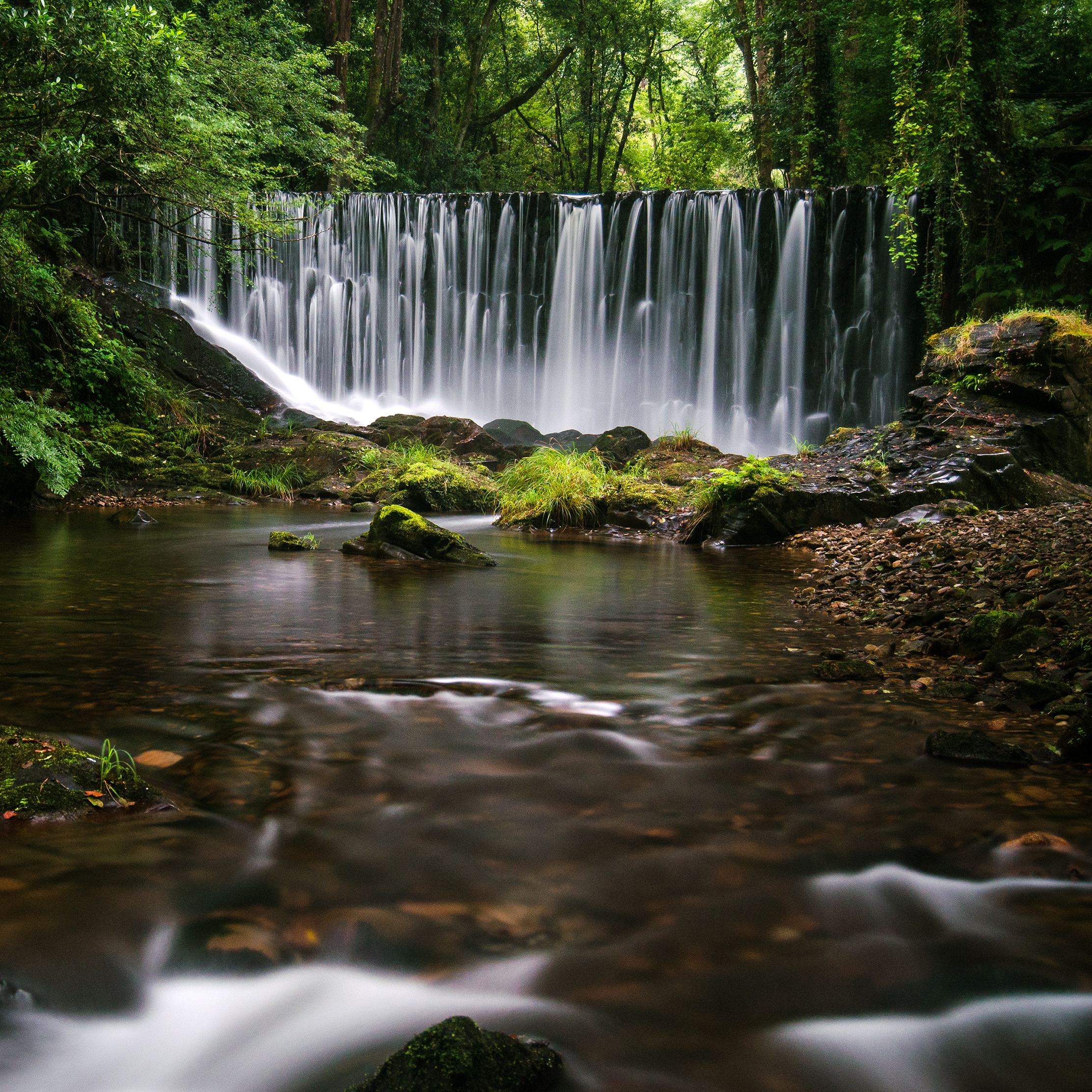 Waterfall Background For Photoshop - 2224x2224 Wallpaper 