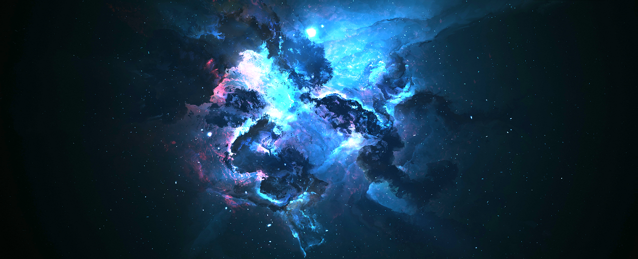 Dark Blue Wallpaper - 1280x520 Wallpaper - teahub.io