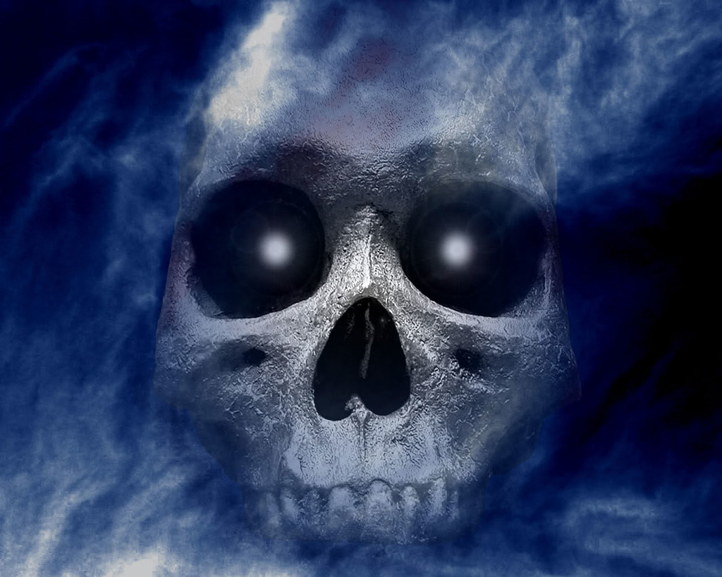 Skull Glowing Eyes Gif 1024x819 Wallpaper Teahub Io