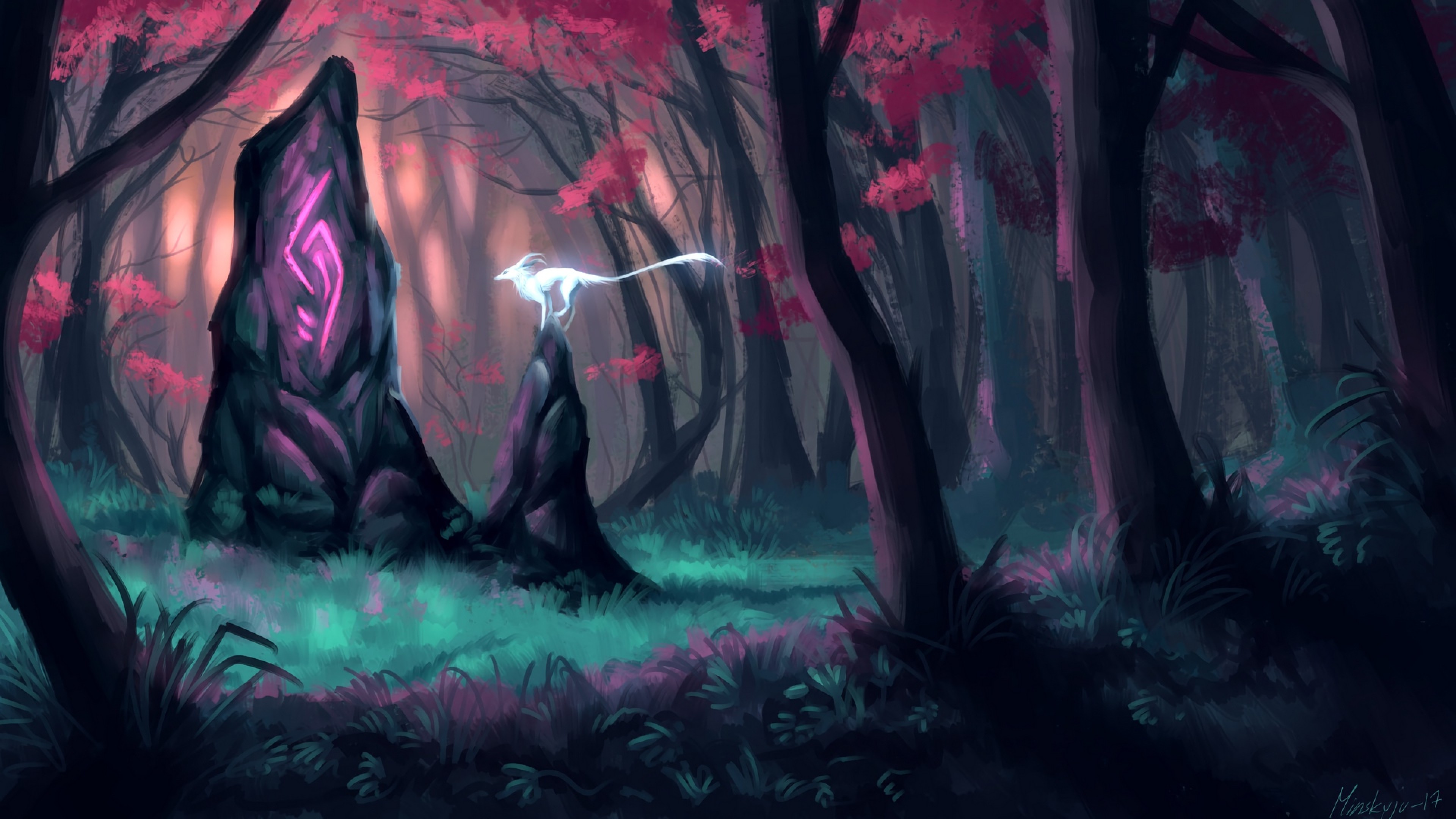 Magic Forest Wallpaper Hd - 3840x2160 Wallpaper - teahub.io