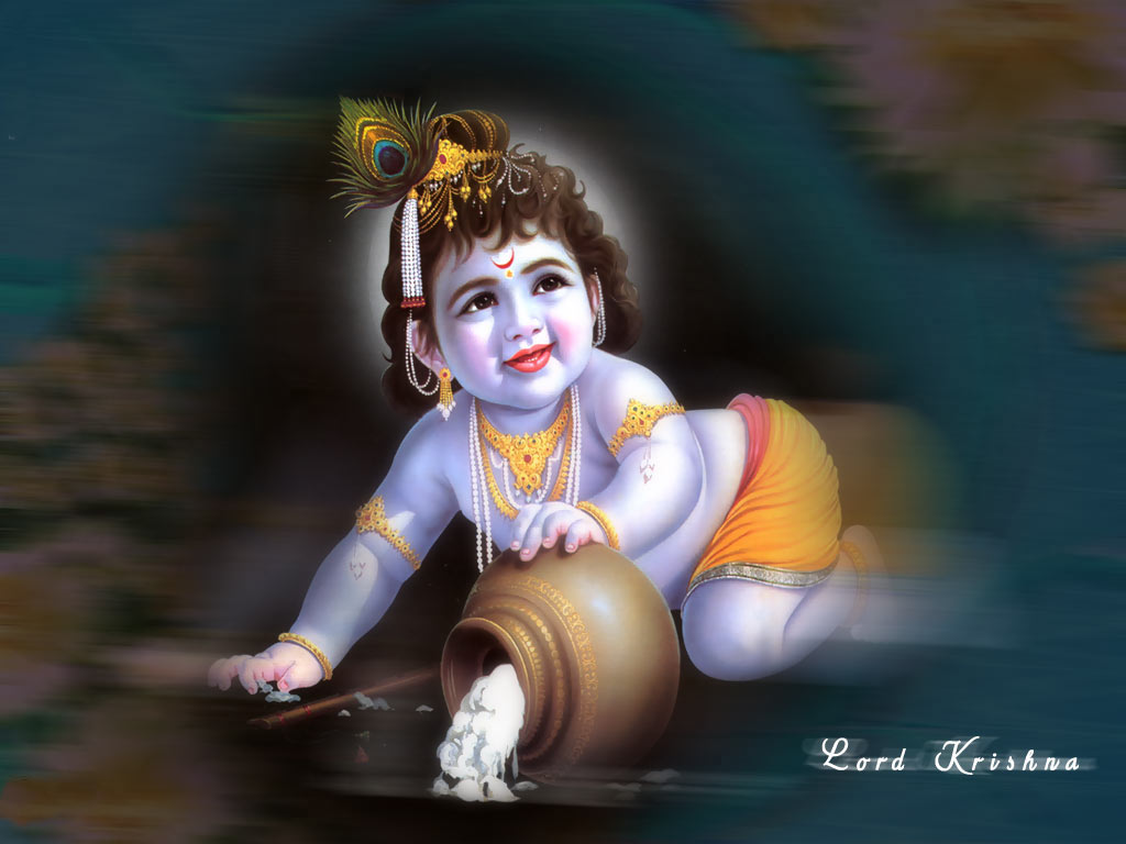 Krishna God Wallpaper - Lord Krishna - HD Wallpaper 