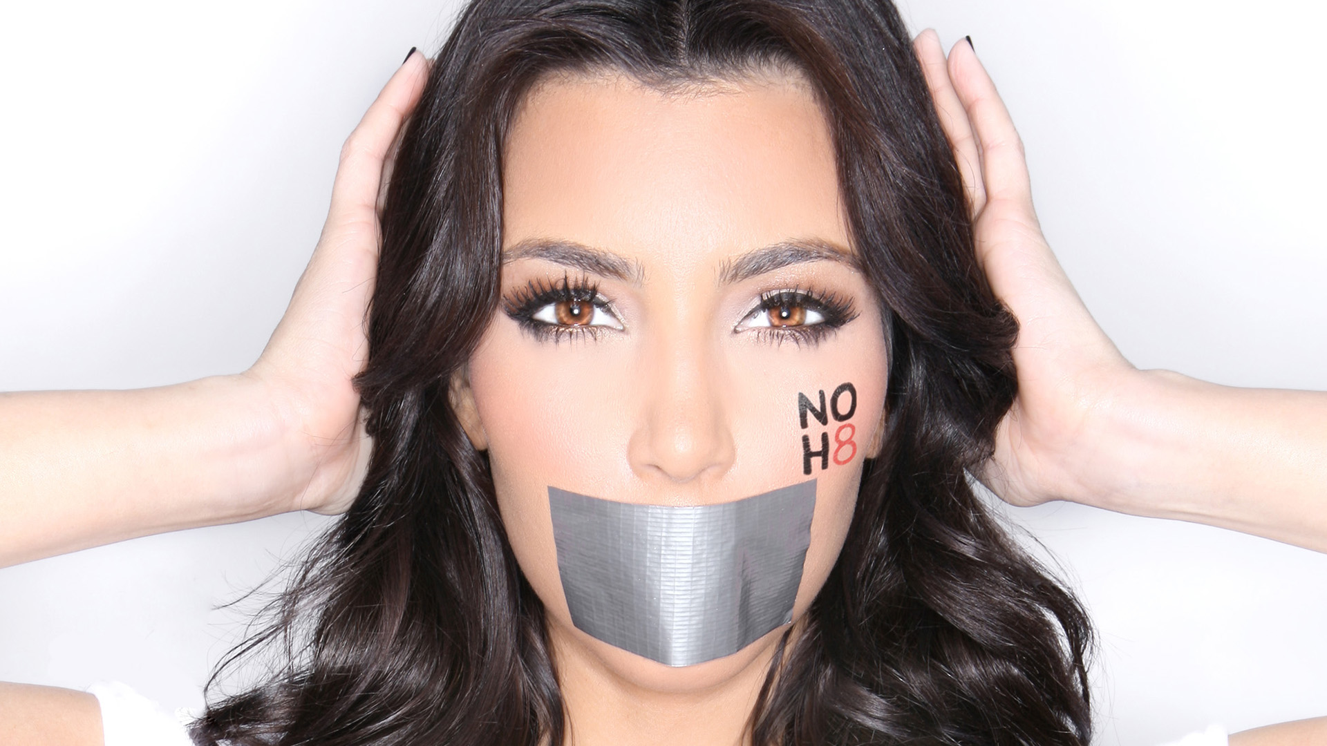 Kim Kardashian Hd Wallpapers Free Download - Noh8 Photo Shoot 2019 ...