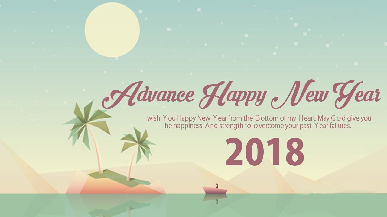 Wish You Happy New Year 2018 - HD Wallpaper 