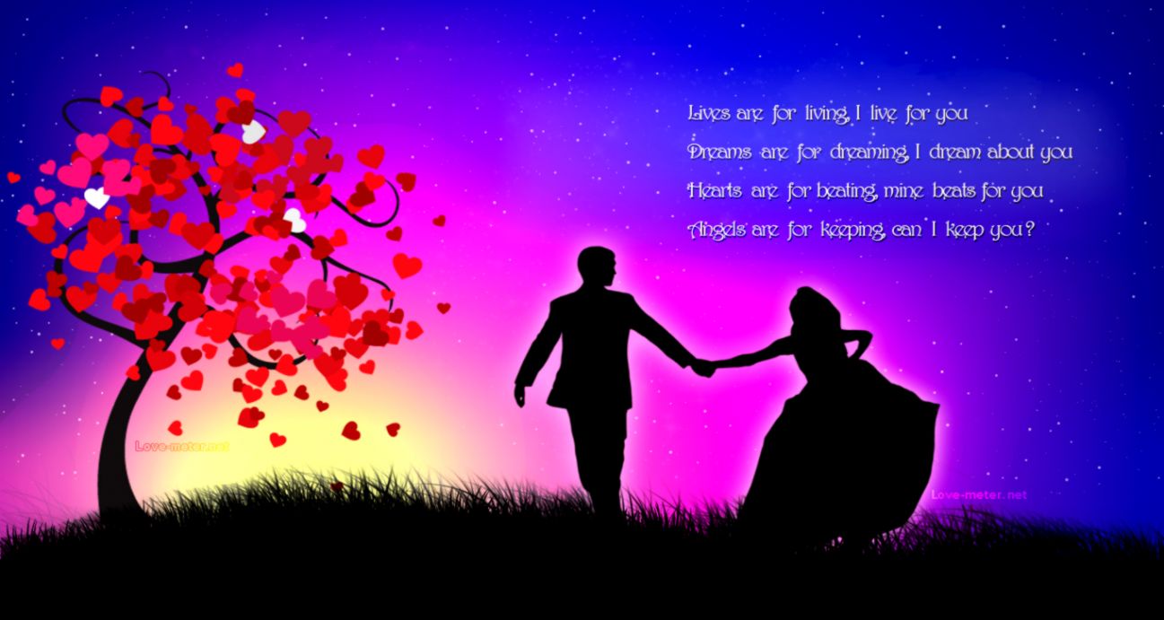 Love Wallpaper And Background Image Id488240 - Romantic Love Photos  Download - 1297x691 Wallpaper 