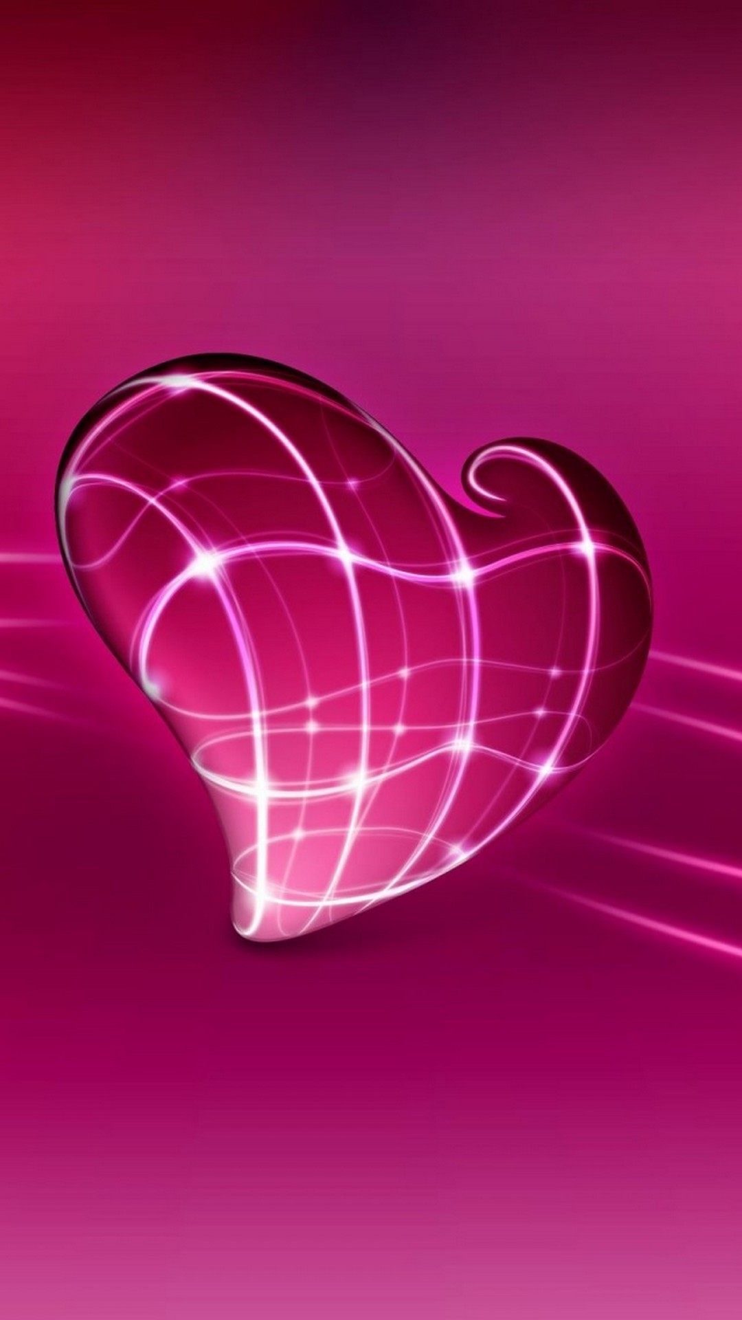 Pink Heart Android Wallpaper 3d With Hd Resolution Android 3d Wallpaper Download 1080x19 Wallpaper Teahub Io