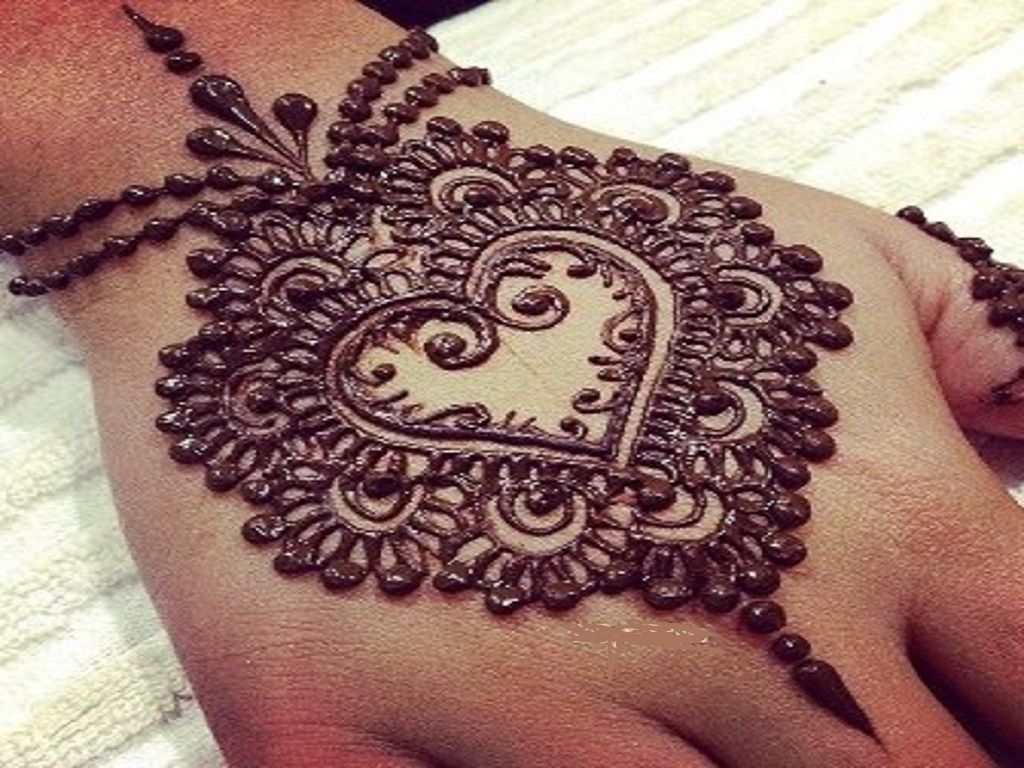 Heart Mehndi Designs - 1024x768 Wallpaper - teahub.io