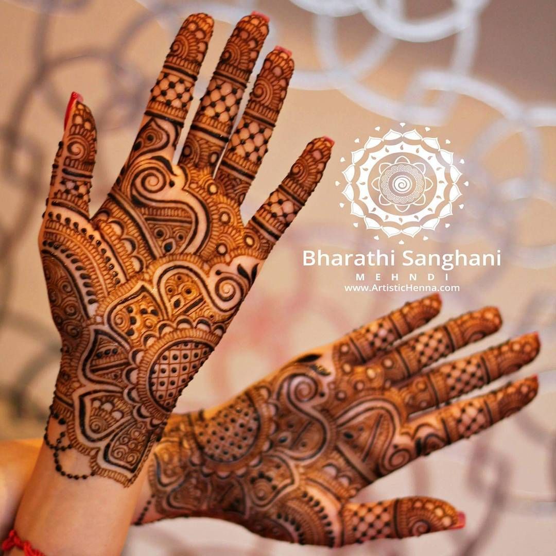 Bharathi Sanghani Mehndi Design - HD Wallpaper 