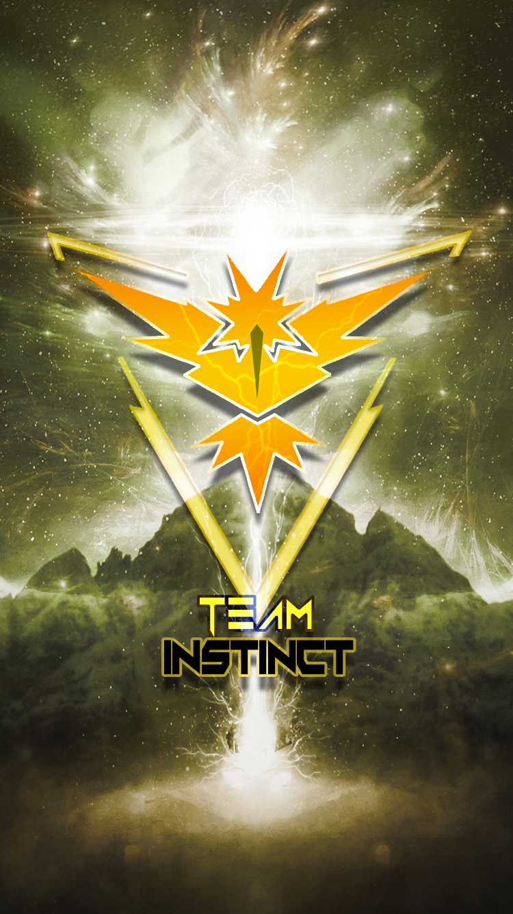 Pokemon Go Team Instinct 750x1334 Wallpaper Teahub Io