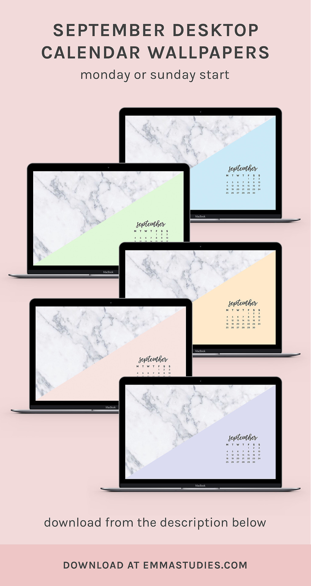 Emmastudies Marble Calendar 2019 1022x1920 Wallpaper teahub.io