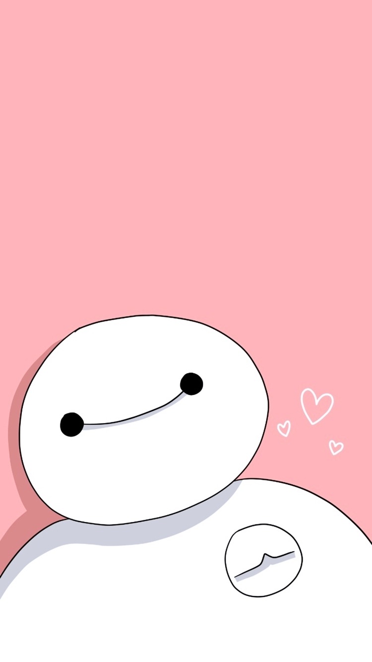 Baymax Background Pink - HD Wallpaper 