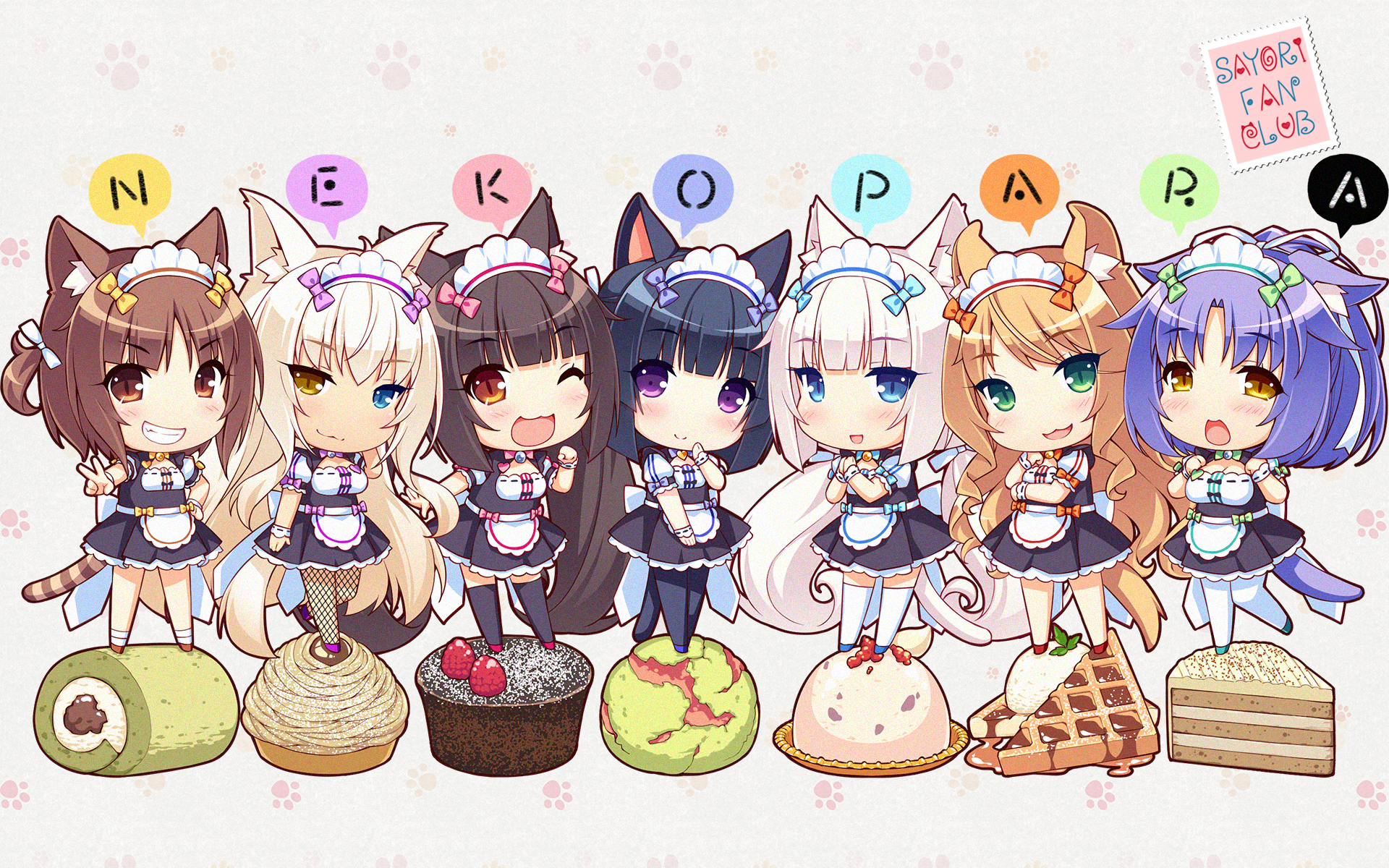 Nekopara Wallpaper 19x10 Wallpaper Teahub Io