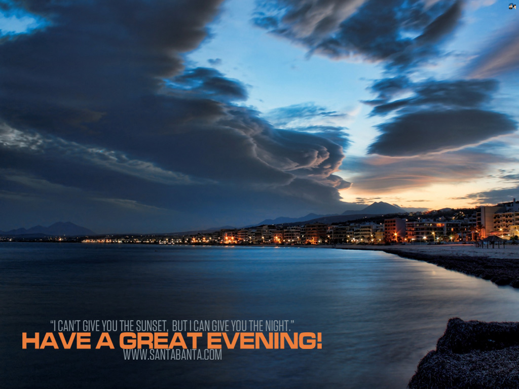 Download Good Evening - Beach Night High Resolution - Teahub.io