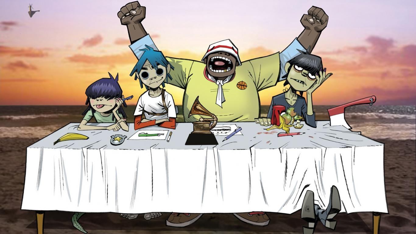 Gorillaz Wallpapers Hd 1366x768 Wallpaper Teahub Io