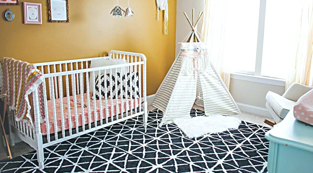 Baby Nursery ~ Wallpaper Ideas For Baby Girl Nursery - Boho Nursery Gender Neutral - HD Wallpaper 