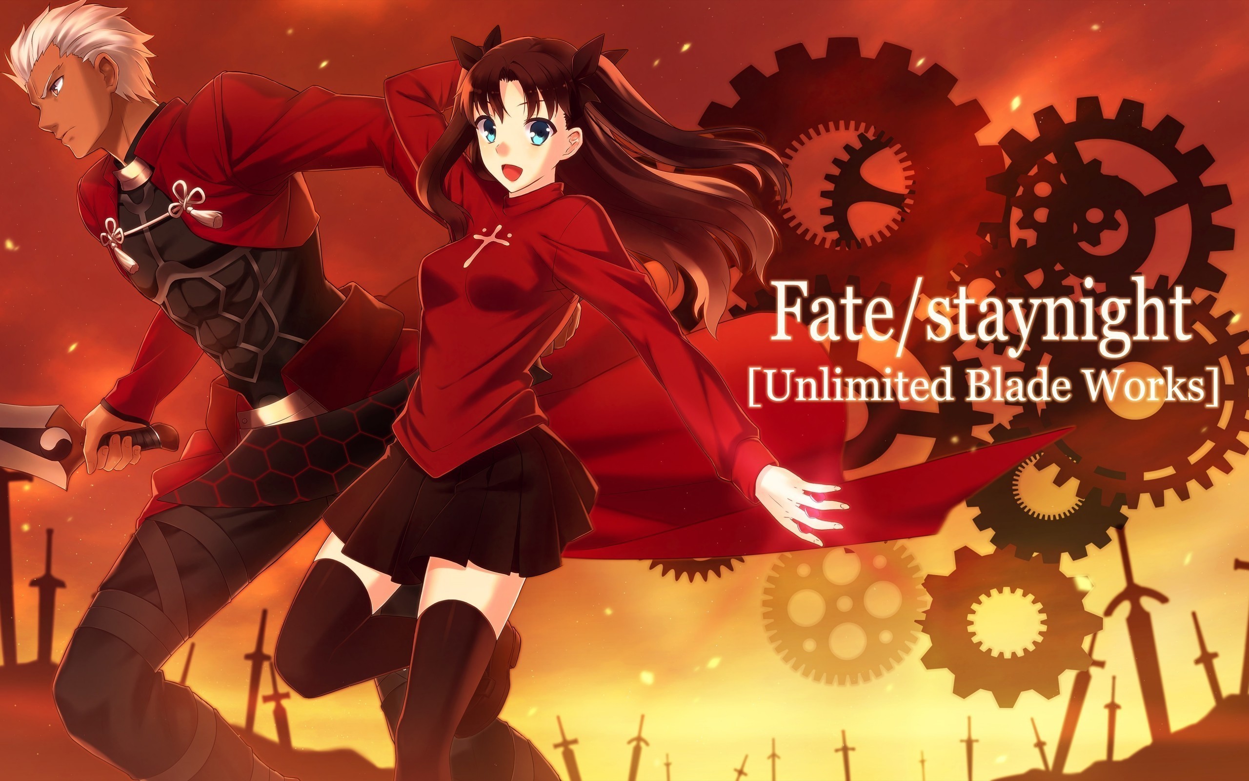 Indo Sub Fate Stay Night Unlimited Blade Works Eps Fate Stay Night 2560x1600 Wallpaper Teahub Io