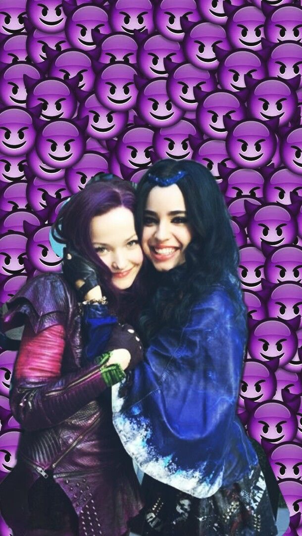 #freetoedit #descendants #wallpaper #evie #mal #wallpaper - 610x1082