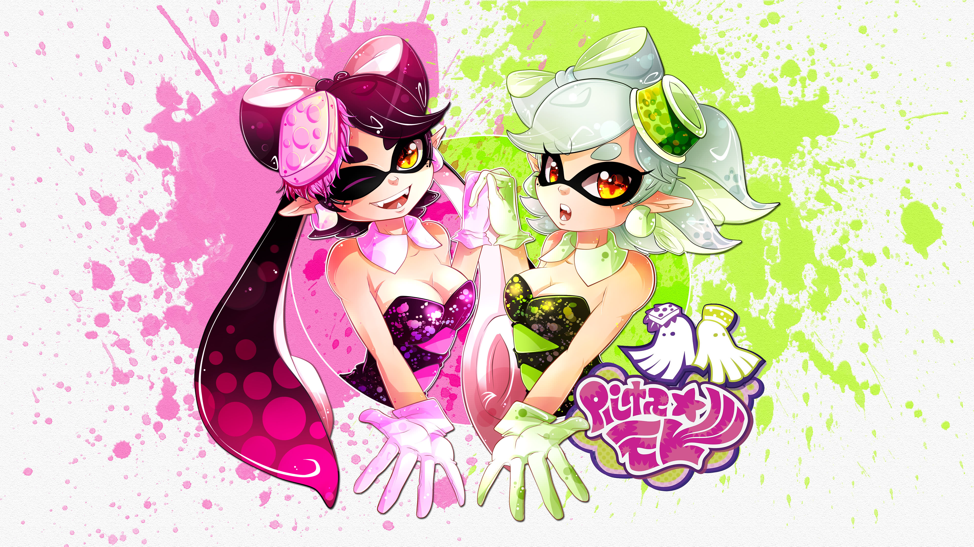 Splatoon Squid Sisters Uhd 4k Wallpaper Splatoon Squid Sisters 3840x2160 Wallpaper Teahub Io