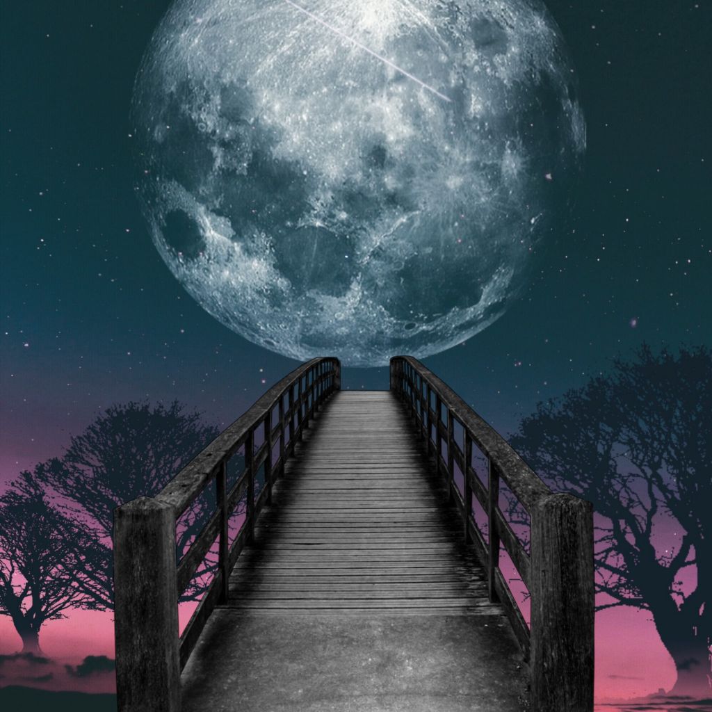 Picsart Background Hd Moon - 1024x1024 Wallpaper 