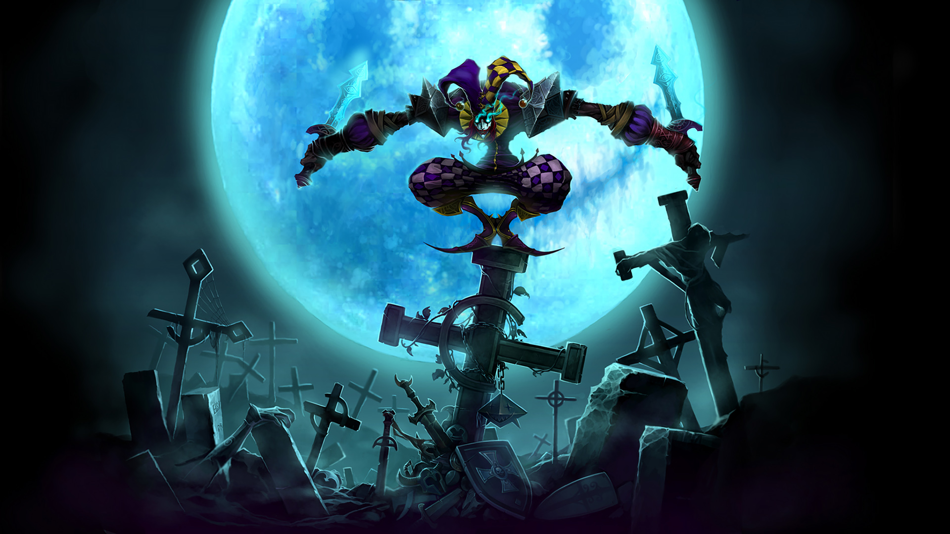 league of legends fan art shaco