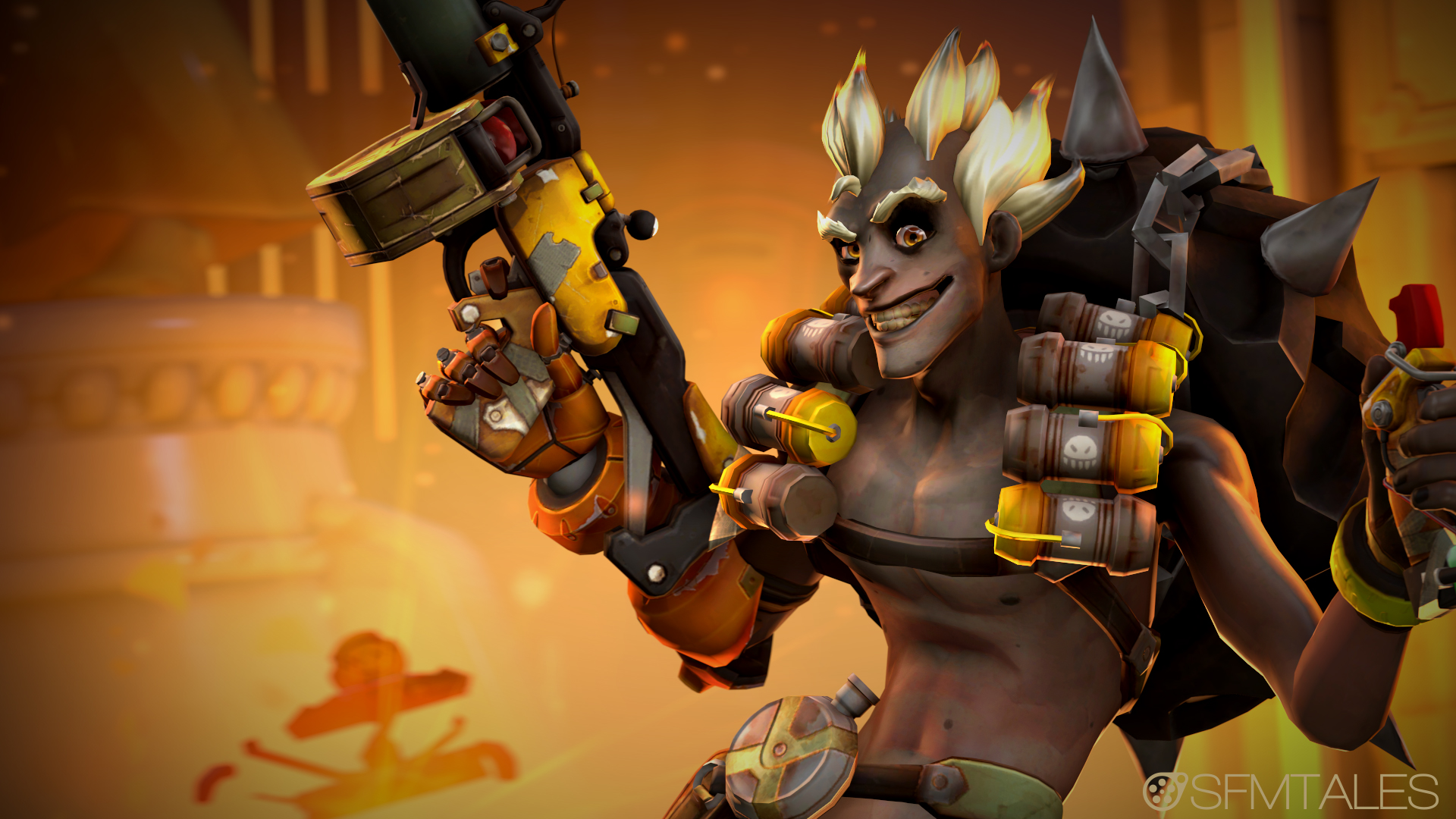 Junkrat Widescreen Wallpapers Overwatch Junkrat 1920x1080 Wallpaper 7570