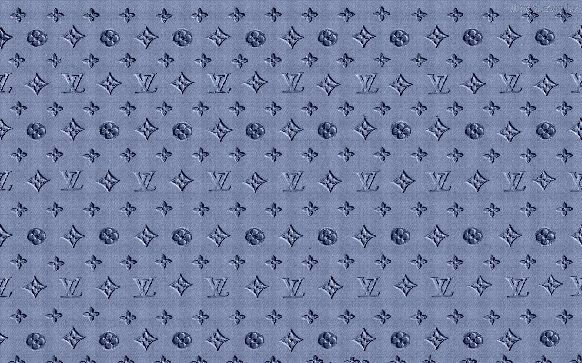 Louis Vuitton X Supreme Blue - Wallpaper -