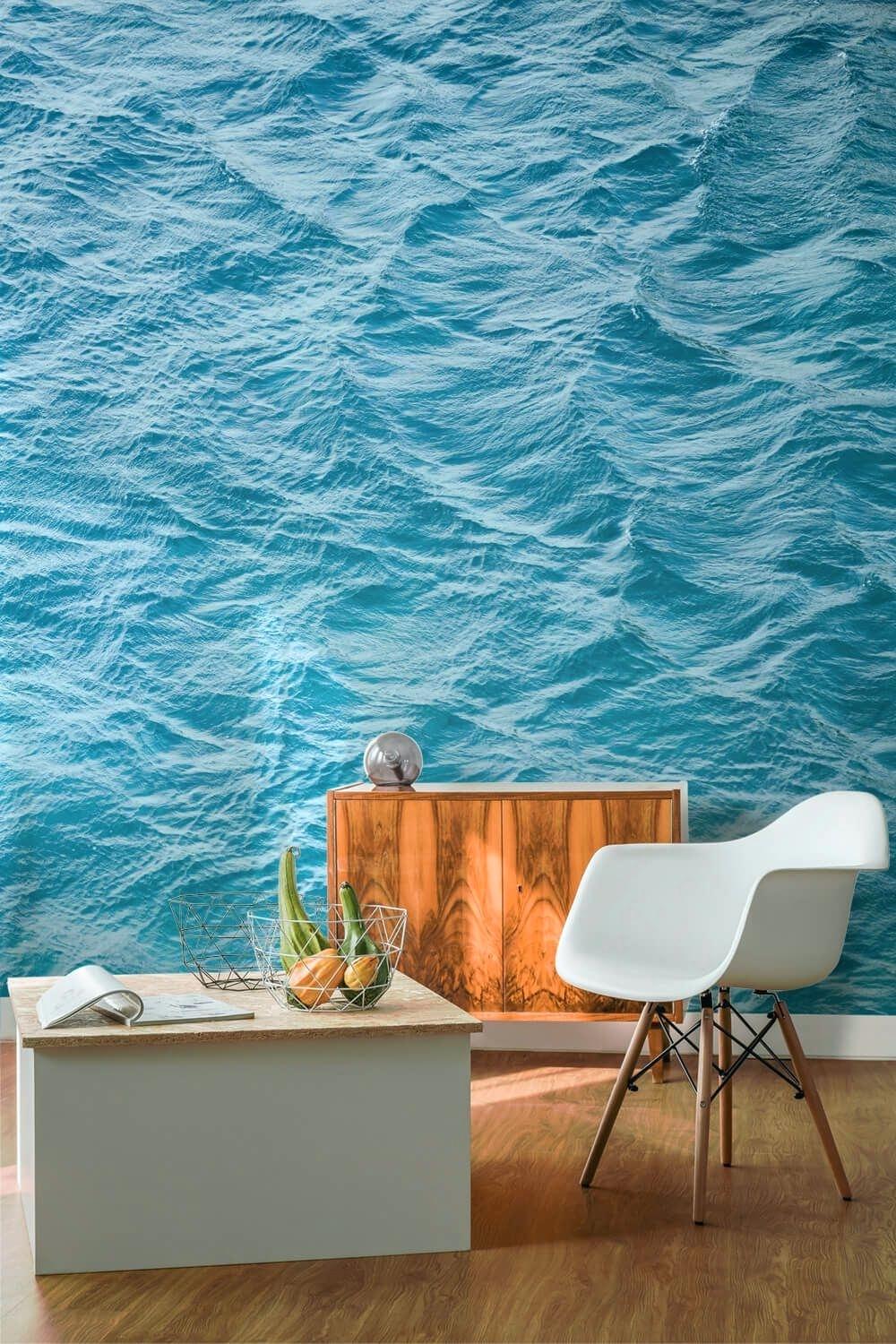 Water Wall Mural Textured Wallpaper And Wall Murals - Mural - 1000x1500