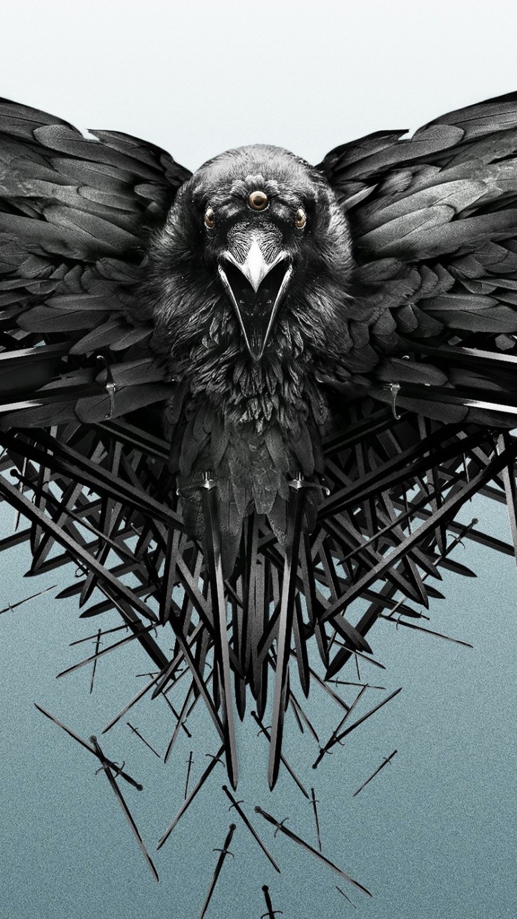 Game Of Thrones 6 Wallpaper Iphone Black Crow Game Of Thrones 750x1334 Wallpaper Teahub Io