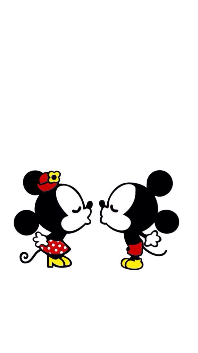 Cute, Kawaii, Love - Fondos De Pantalla Mickey Y Minnie - 640x1136 Wallpaper  - teahub.io