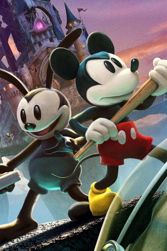 Epic Mickey 2 640x960 Wallpaper Teahub Io