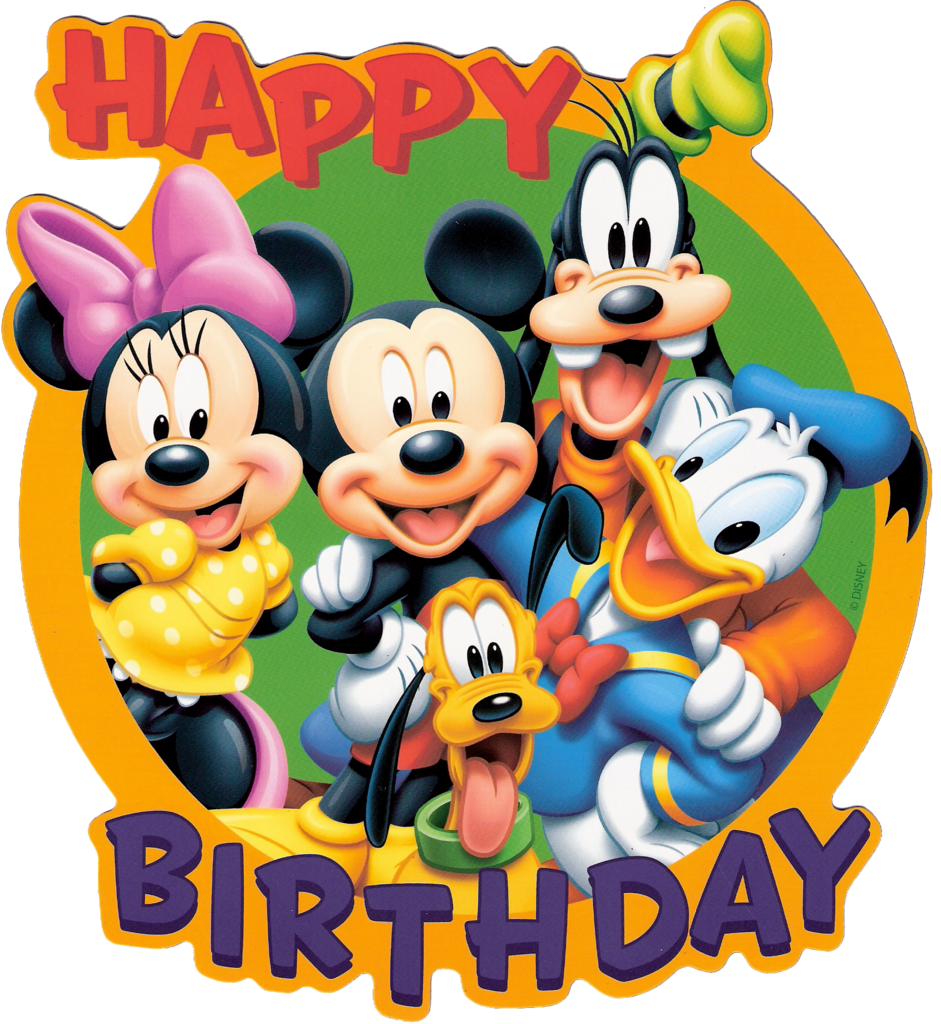 Best Disney Birthday Clipart Disney Character Happy Birthday 941x1024 Wallpaper Teahub Io