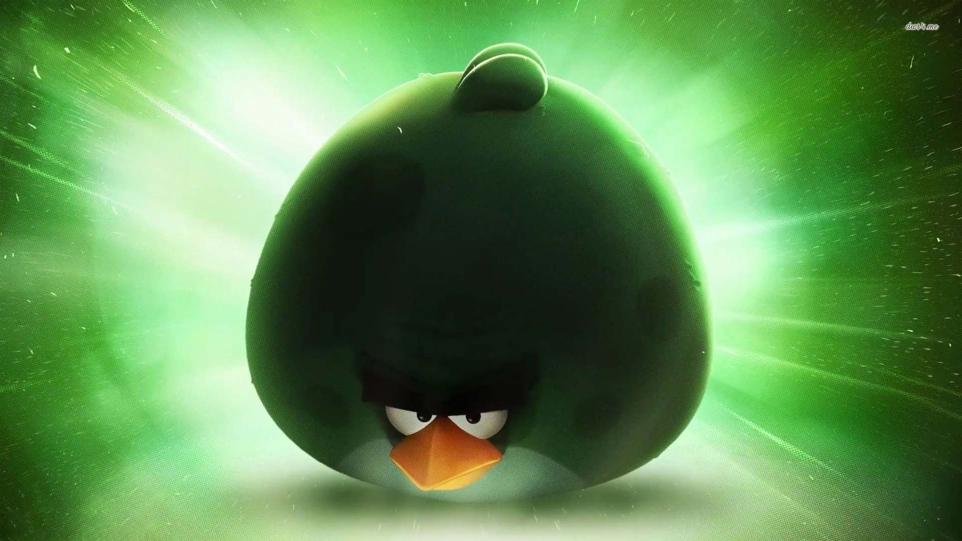 Angry Birds Space Green Bird Hd 1920x1080 Wallpaper