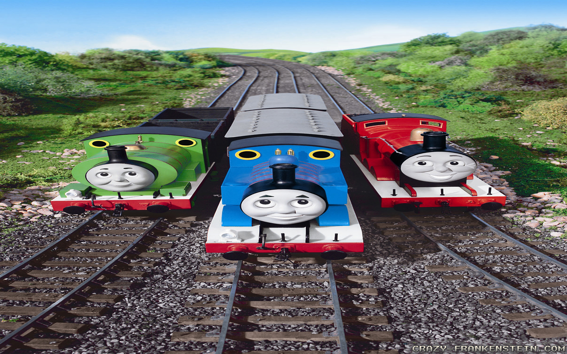 Thomas And Friends Thomas Percy And James - 1920x1200 Wallpaper - teahub.io