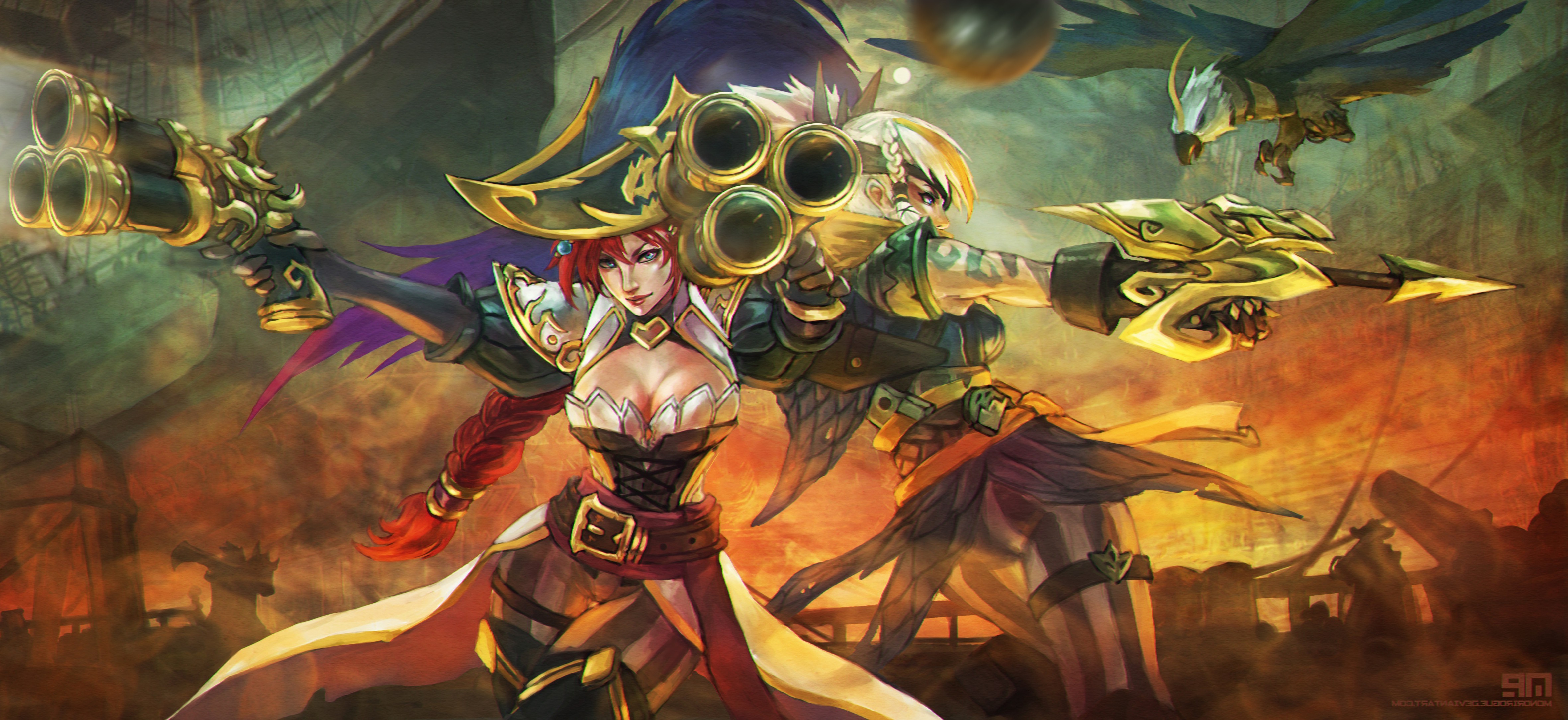 miss fortune desktop background 4721x2168 wallpaper teahub io teahub io