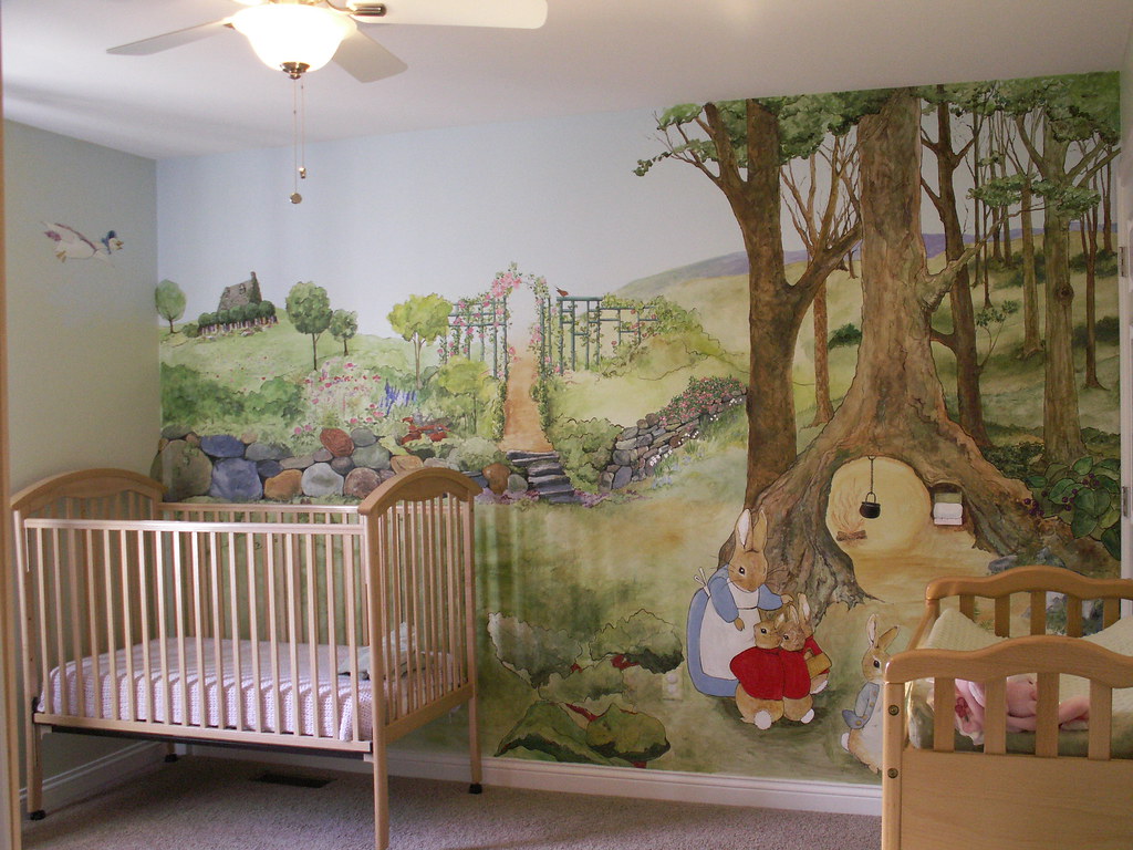 Beatrix Potter Mural - HD Wallpaper 